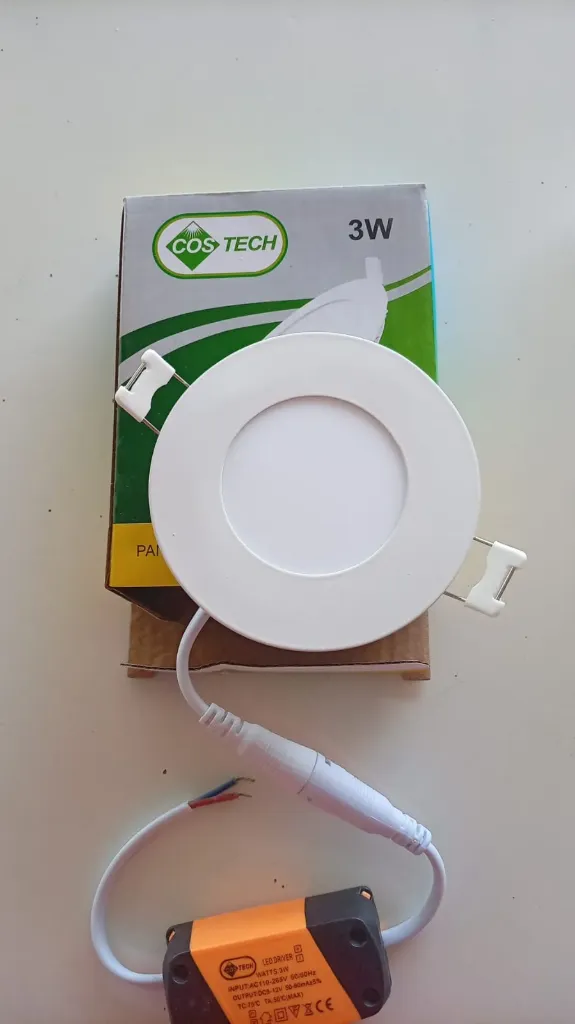 Round Recessed LED Downlight Panel
