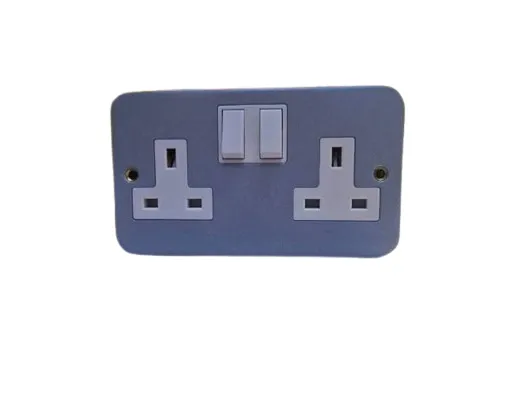 Double Socket 2-Gang 13A