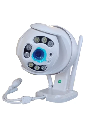 White Wireless IP Security Camera