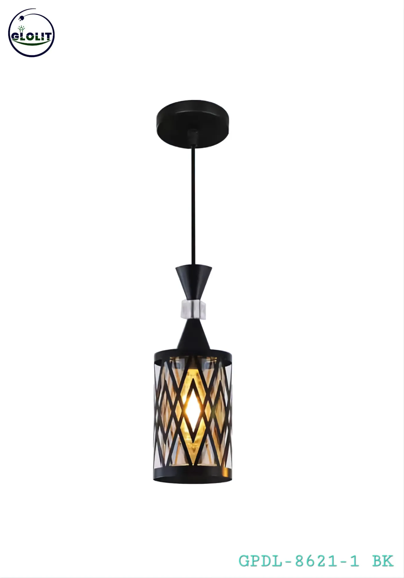 Glolit Black Pendant LIght
