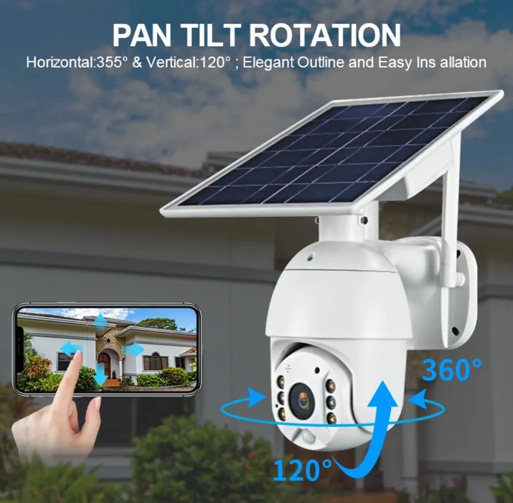 Smart-Powered PTZ Security Camera