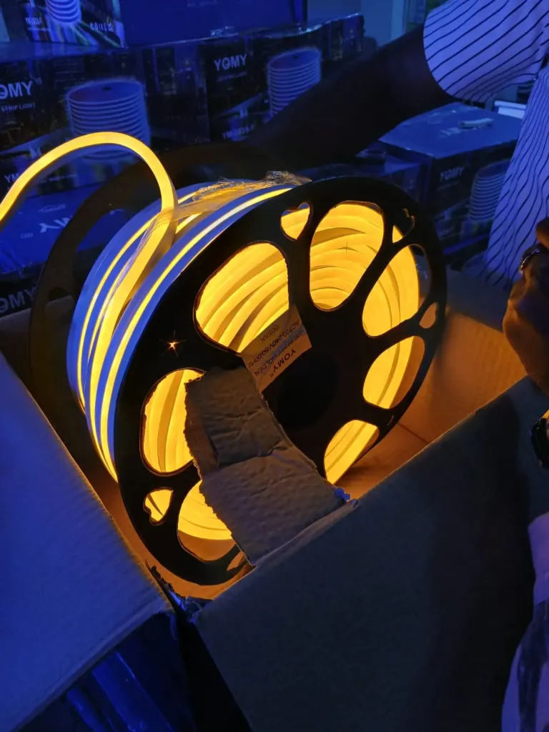 Warm Neon Strip Light