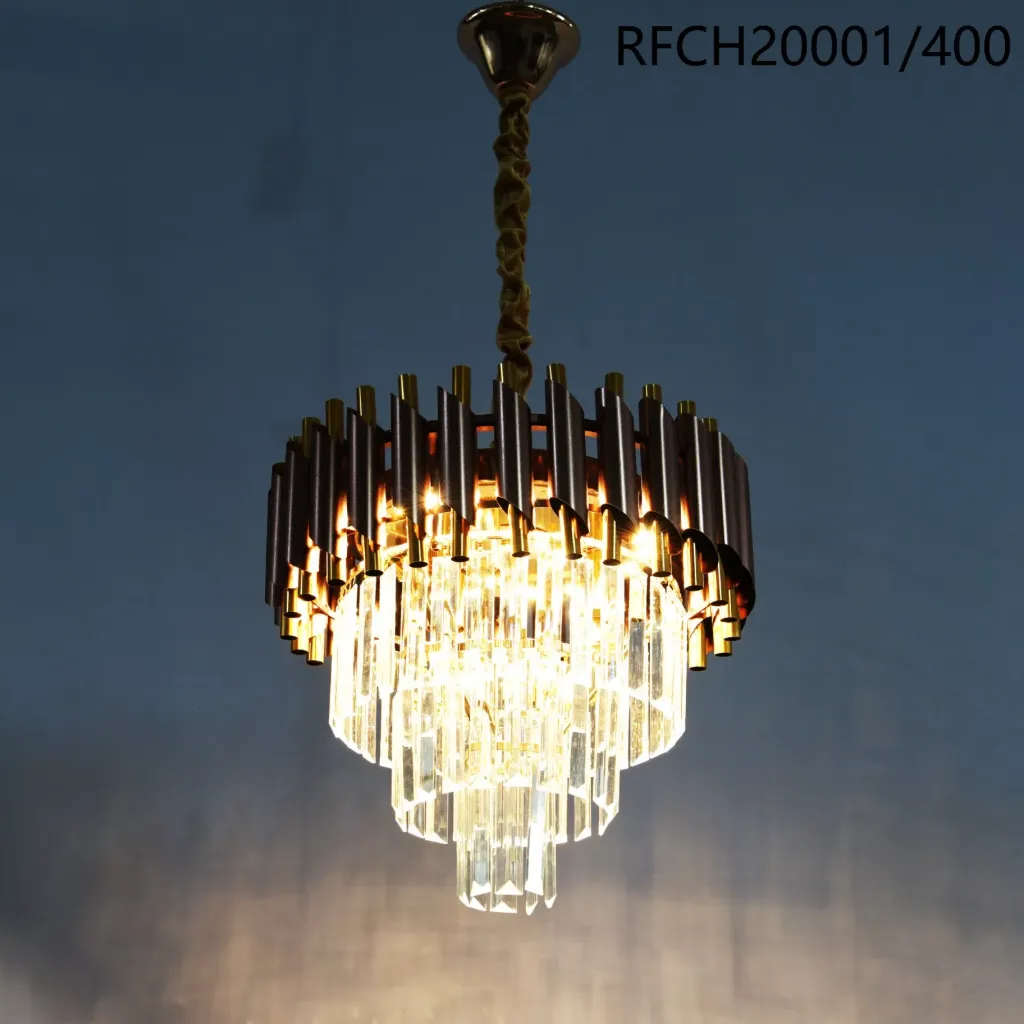 Black crystal Chandelier