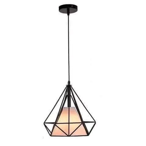 Diamond Shaped Metal Pendant Light