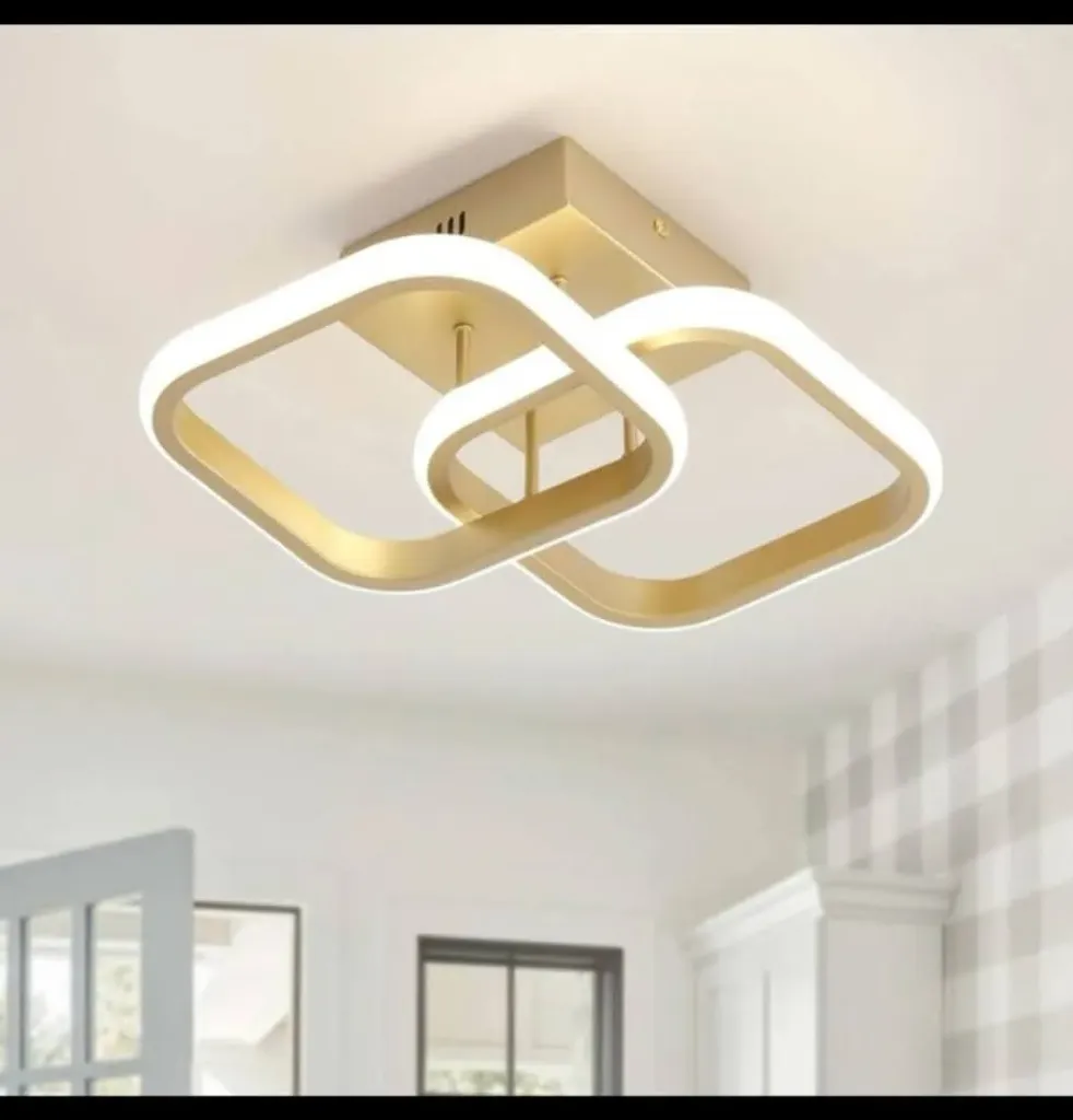 Modern Square Geometric LED Ceiling Light